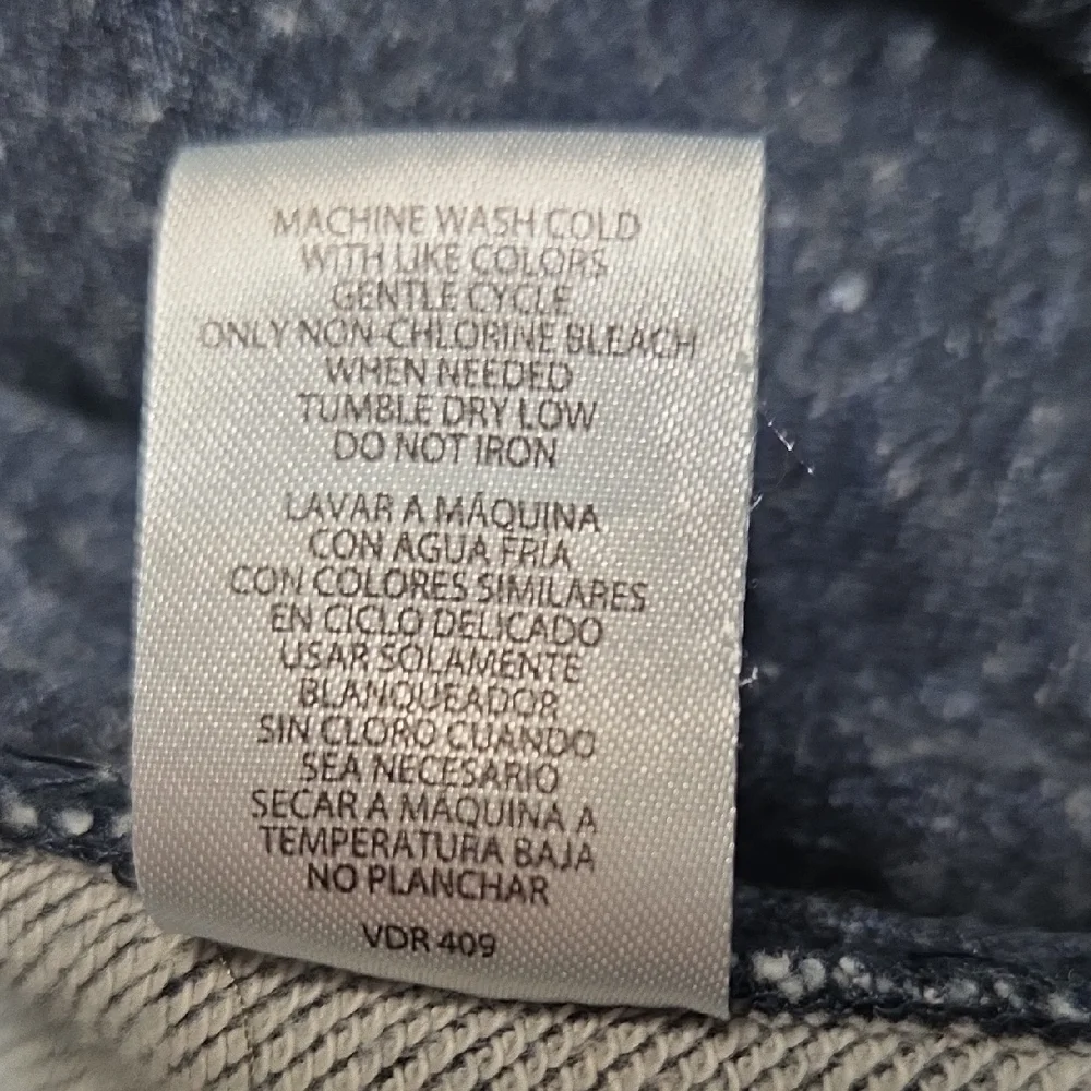 Eddie Bauer Men's Med Textured Dark Blue‎ Joggers With Zipper